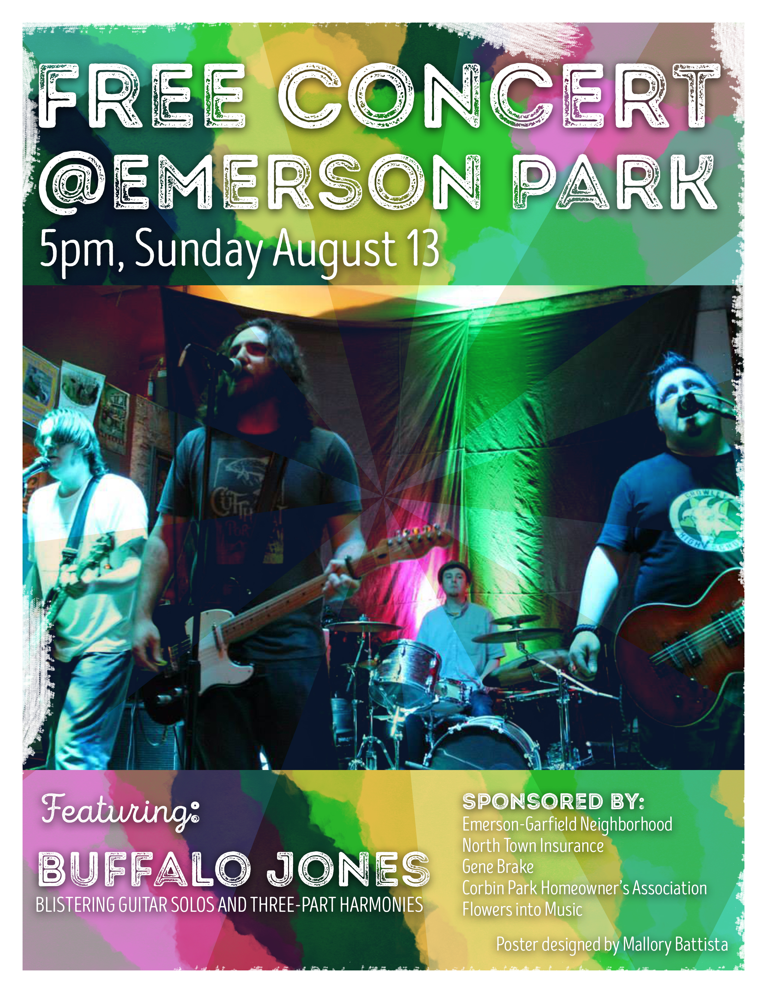 2017 Concert in the Park Poster