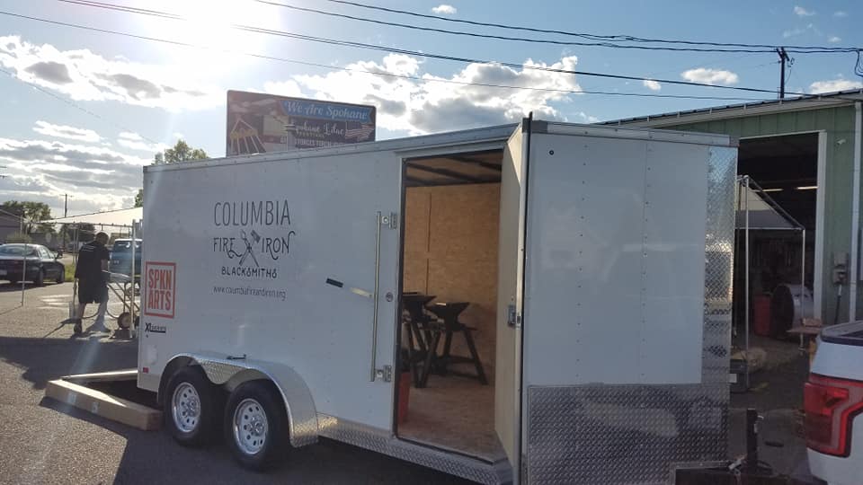 Blacksmithing at the Library with Columbia Fire & Iron – Spokane